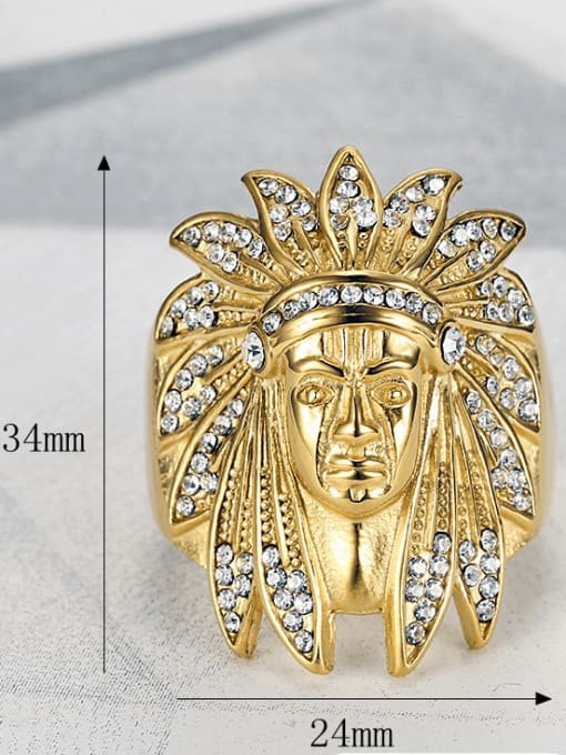 ANILLO GOLDEN INCA ORO 18K LAMINADO